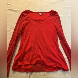 Lucky brand Red Long Sleeve